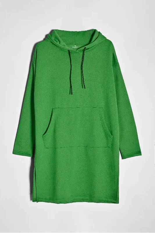 Price Rollback East West Women's Long Fleece Pullover Hoodie