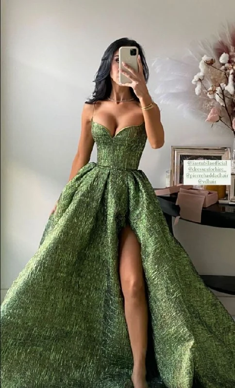 Price Blitz casual summer dressCharming A-Line Spaghetti Straps Formal Party Dress Long Prom Dress with Slit,DP744 Price Blitz casual summer dressCharming A-Line Spaghetti Straps Formal Party Dress Long Prom Dress with Slit,DP744
