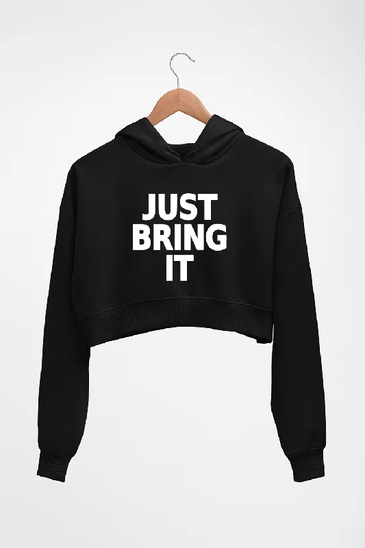 Special Discount casual hoodie for menJust Bring IT Crop HOODIE FOR WOMEN