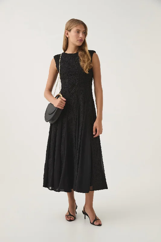 off-shoulder dressSoleil Lace Midi Dress