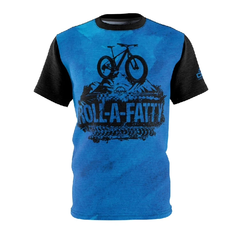 activewear hoodieUnsex "Original" RollAFatty Blue MTB JERSEY