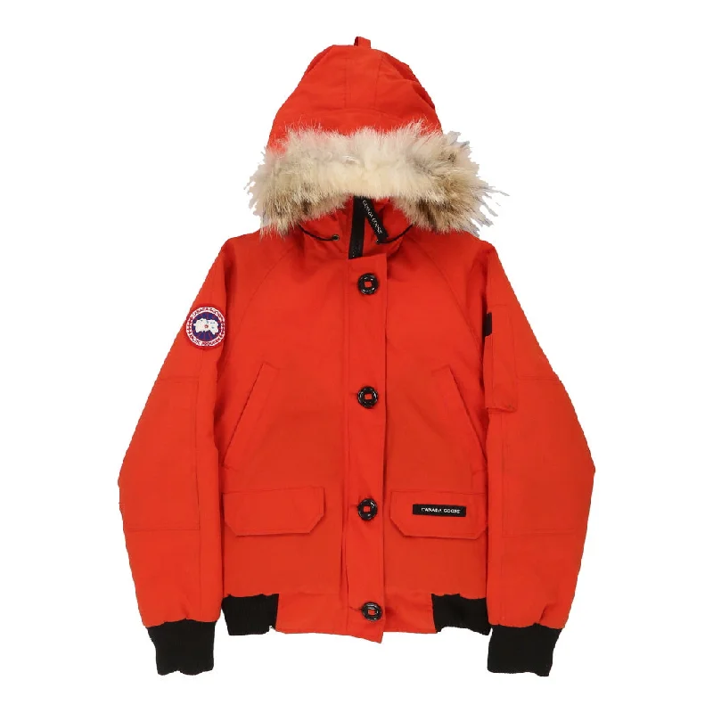 Hurry In Canada Goose Coat - XS Red Down