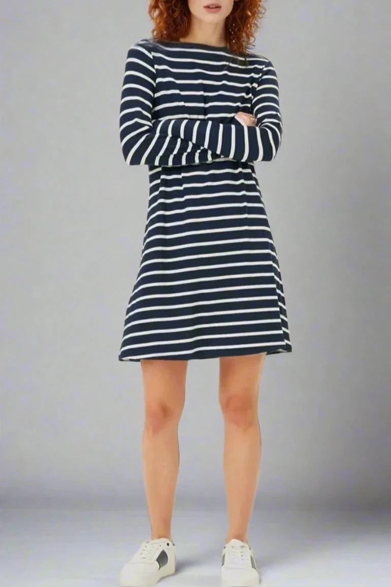 Super Bargain Nautical Striped Jersey Dress