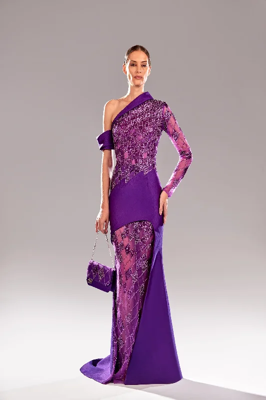 Seasonal Sale elegant evening dressReverie Couture SP2483