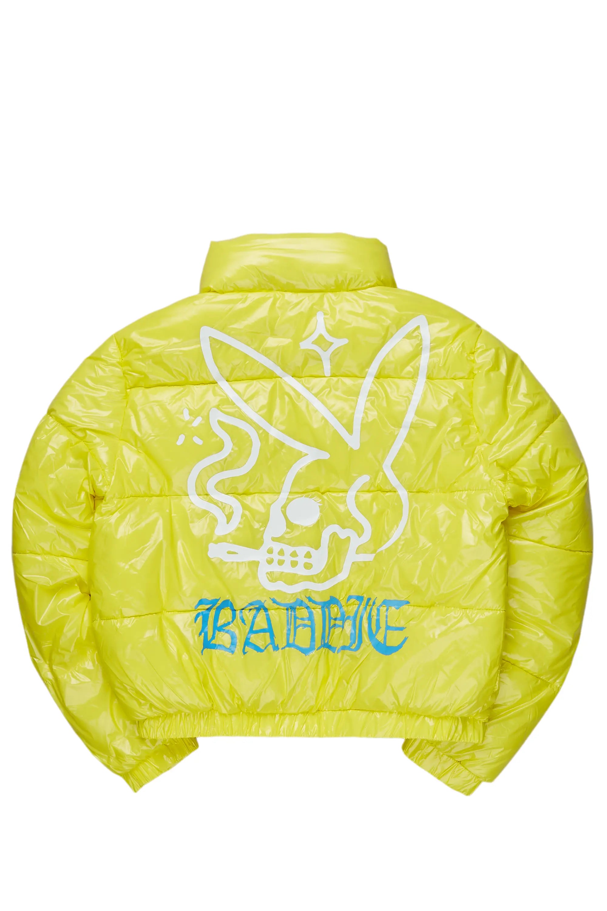 Special Buy Bremissia Yellow Puffer Jacket