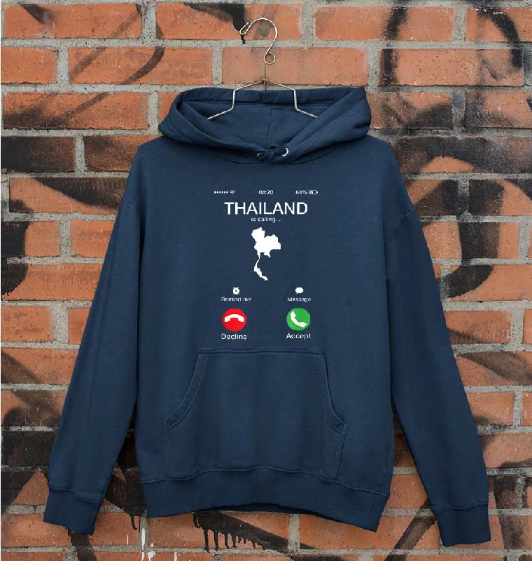 casual pullover hoodieThailand Calling Unisex Hoodie for Men/Women