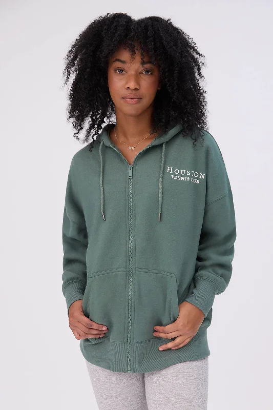 cool hoodieOversized Zip-Up Hoodie