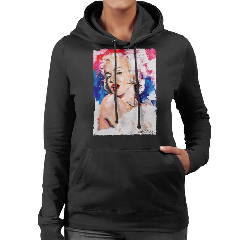 Buy More, Save More fashionable gym hoodieSidney Maurer Original Portrait Of Marilyn Monroe Pearl Necklace Women's Hooded Sweatshirt Buy More, Save More fashionable gym hoodieSidney Maurer Original Portrait Of Marilyn Monroe Pearl Necklace Women's Hooded Sweatshirt