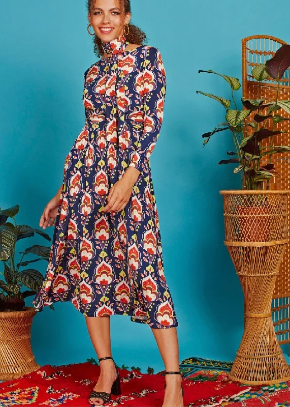 floral dressJoni Midi Dress - Vega Red