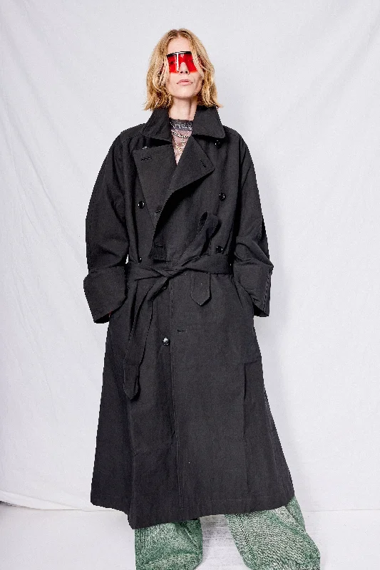 Great Deals Black Unisex Long Coat