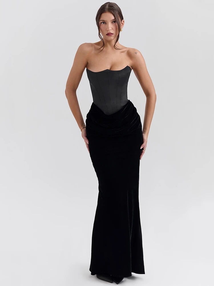 cocktail party dressMarceline - Flattering strapless dress