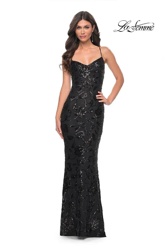 Shop and Save statement dressLa Femme 32415