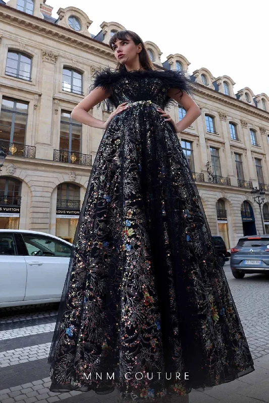 Price Blitz elegant evening dressMNM Couture K4021