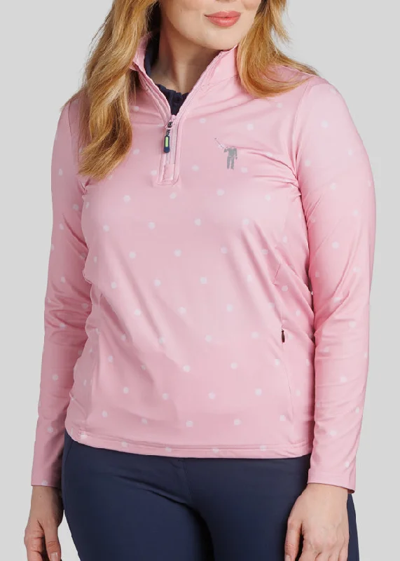 Bargain Prices Divot Dots Women's Chip Shot Pocket Pullover