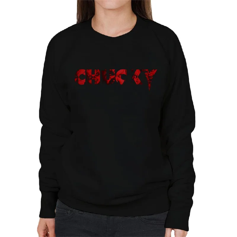 Exclusive Savings high-performance athletic hoodieChild's Play Chucky Logo Bold Face Women's Sweatshirt Exclusive Savings high-performance athletic hoodieChild's Play Chucky Logo Bold Face Women's Sweatshirt