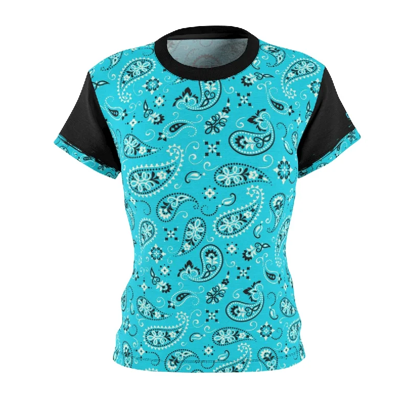 stylish athletic hoodieWomen's Blu Bandana MTB Jersey