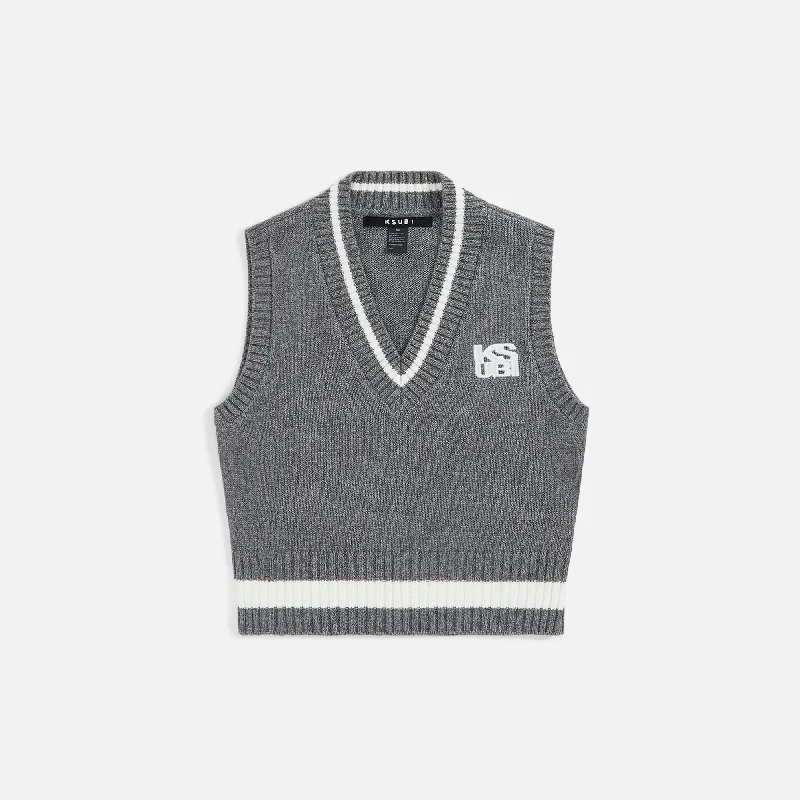 Limited Time Offer Ksubi Skipper Vest - Grey Marle