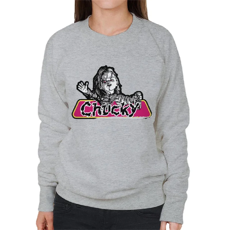 Savings Alert bold workout sweatshirtChucky Heart Of Damballa Women's Sweatshirt