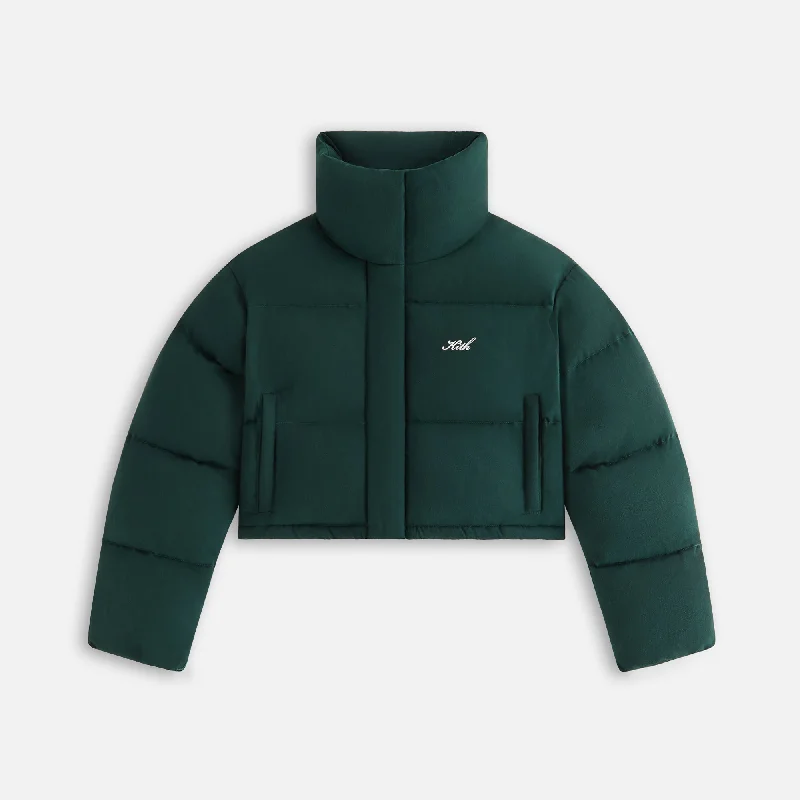Daily Specials Kith Women Shae Cropped Denim Puffer - Stadium