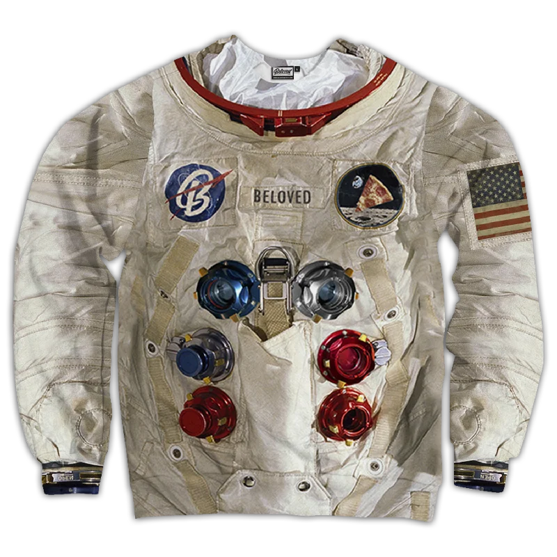 Overstock Sale pullover workout hoodieAstronaut Suit Unisex Sweatshirt