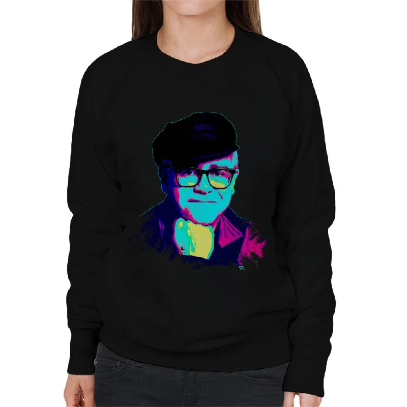 minimalist gym sweatshirtTV Times Elton John Smile Pop Art Stylised Women's Sweatshirt