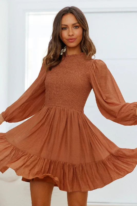 stylish party dressVara Chiffon Ruffle Dress - FINAL SALE