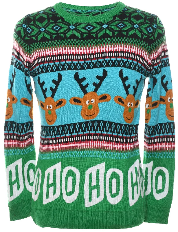 Lowest Price Reindeer Christmas Jumper - S