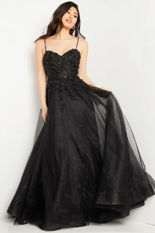 Limited Time Offer classic fit-and-flare dressJovani JVN25825