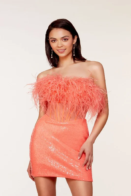 Midnight Madness satin dressAlyce 4799