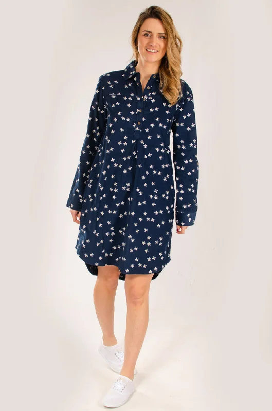 Reduced Prices Floral Cord Tunic Dress