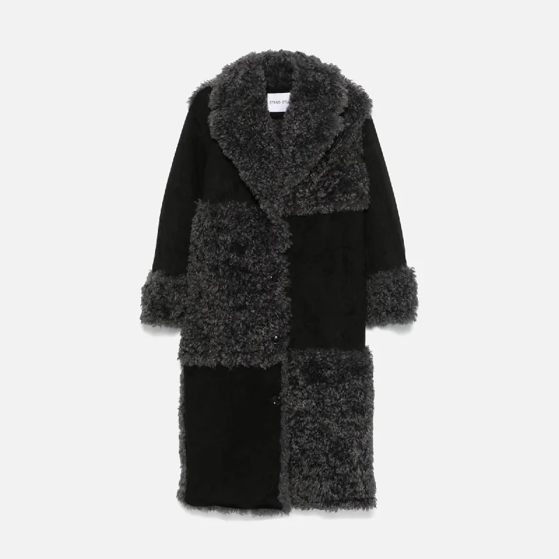 Massive Deals Stand Studio Becky Coat - Black