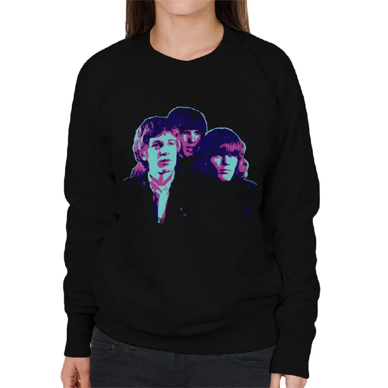 functional sports hoodieTV Times Walker Brothers Band Portrait Pop Art Stylised Women's Sweatshirt