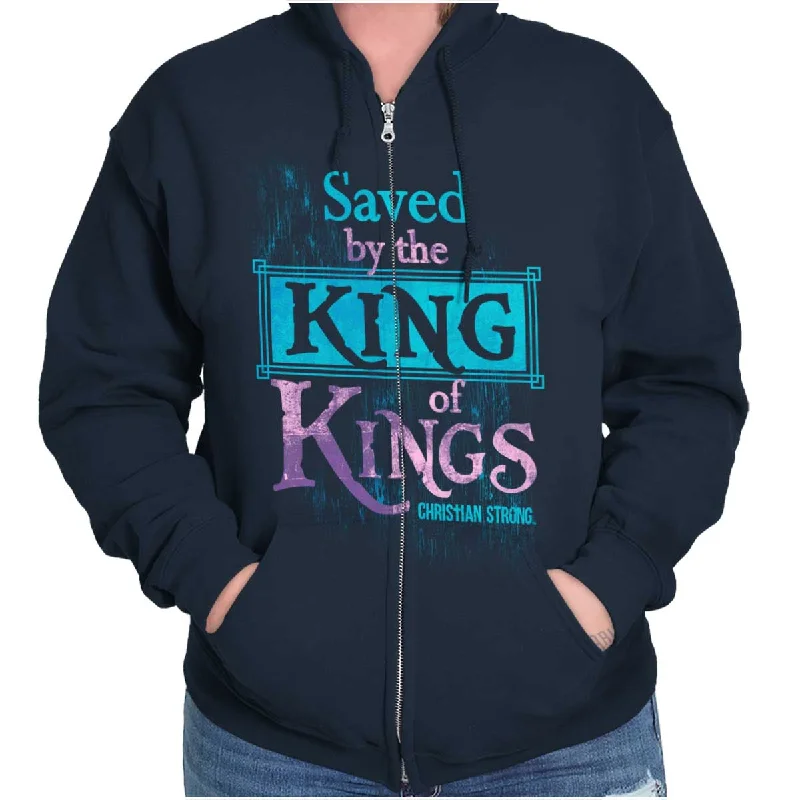 Mega Sale trendy hooded sweatshirtSaved by King of Kings Zip Hoodie