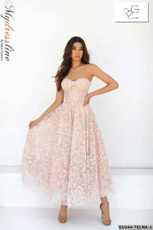 Lowest Prices satin dressTarik Ediz 51044
