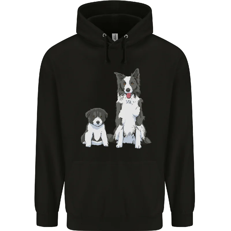 Crazy Deals zip-up hooded sweatshirtA Border Collie and Puppy Mens 80% Cotton Hoodie Crazy Deals zip-up hooded sweatshirtA Border Collie and Puppy Mens 80% Cotton Hoodie