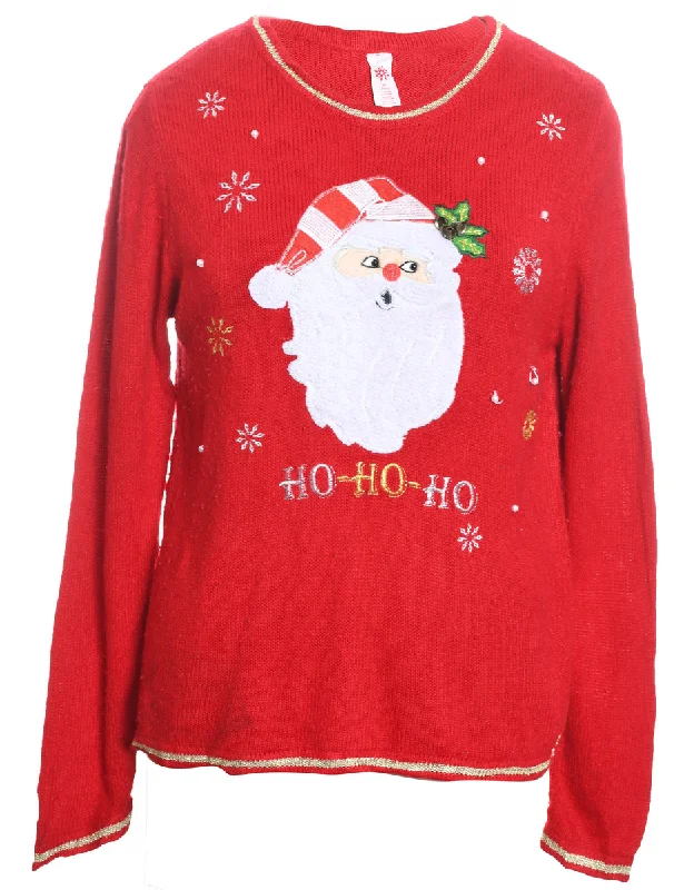 Limited Availability Santa Claus Christmas Jumper - M