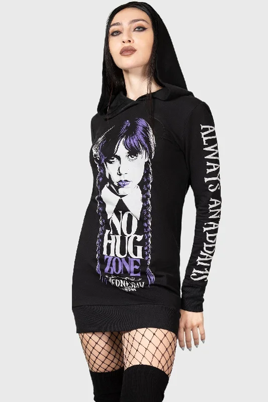Now or Never No-Hug Zone Longline Hoodie