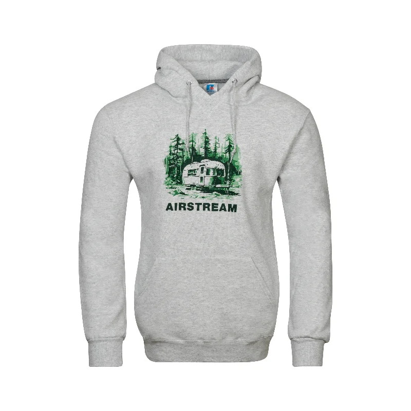 trendy fitness sweatshirtAirstream Vintage Forest Fleece Unisex Hoodie