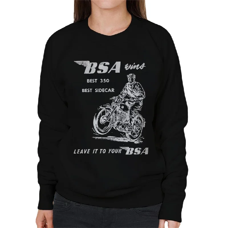 Epic Deals casual workout hoodieBSA Best Sidecar Women's Sweatshirt