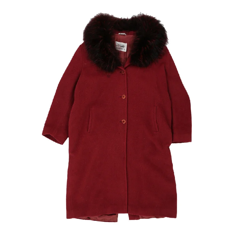 Factory Direct Sale Gianfranco Ferre Overcoat - Large Red Wool