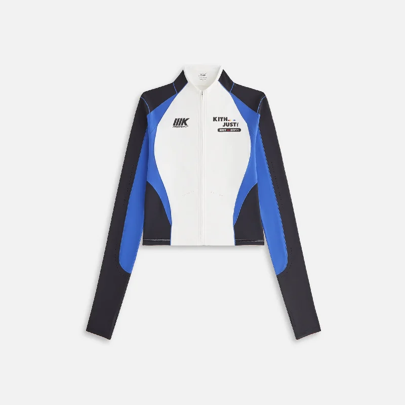 Can't Miss Kith Women Blaise Panelled Full Zip - White