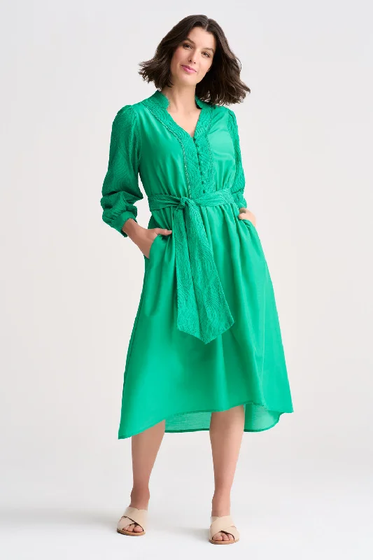 wool dressCotton Silk Embroidered Dress