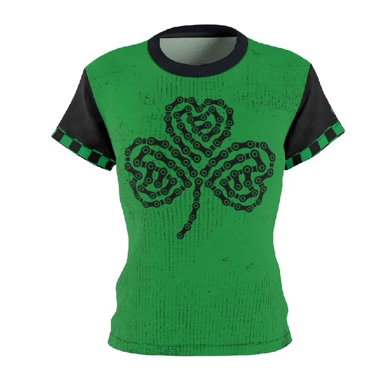 contemporary fitness sweatshirtWomen's Bike Chain Shamrock DriFit MTB Jersey