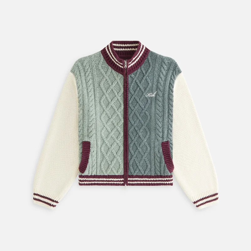 Instant Discount Kith Women Wyler Blocked Full Zip Sweater - Virtue