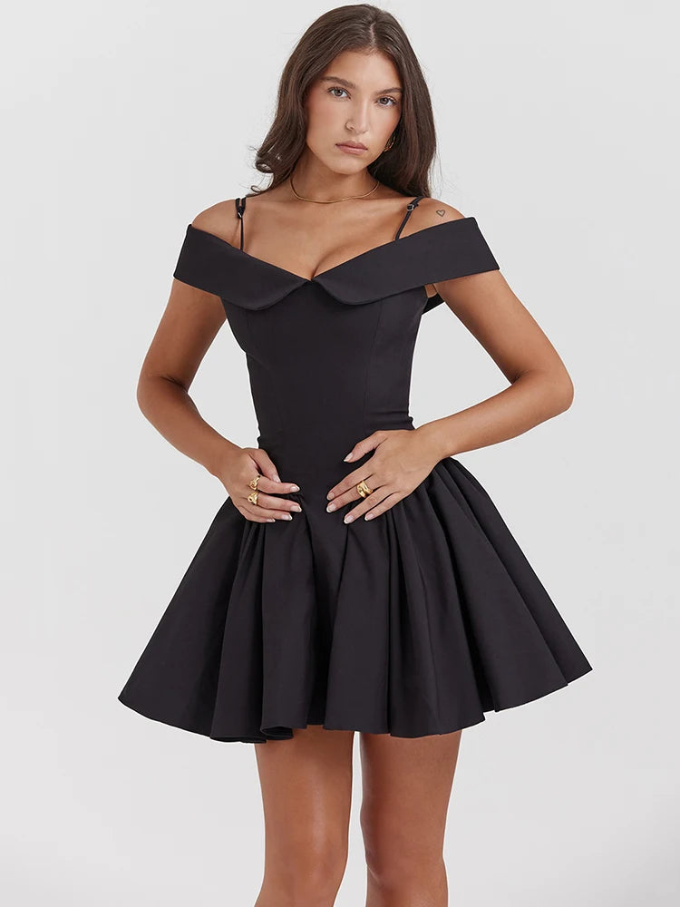 oversized dressKarli - Flattering dropped shoulder party dress