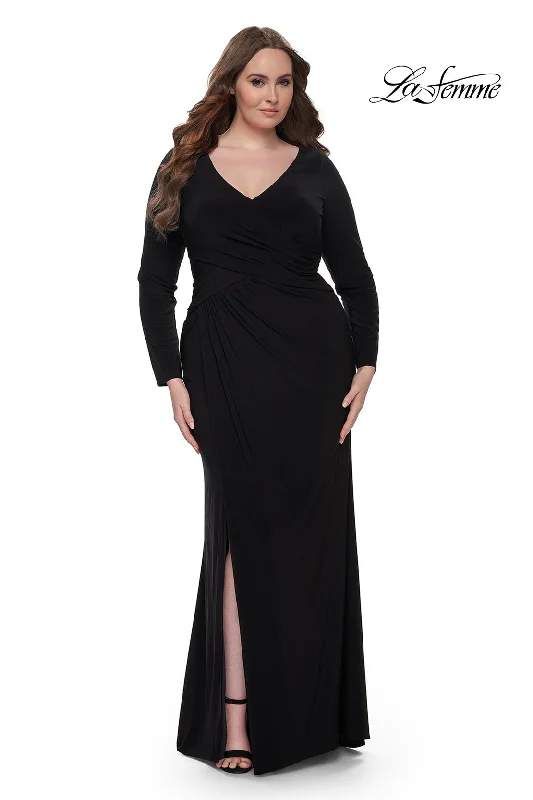 Price Break floral wrap dressLa Femme 32191