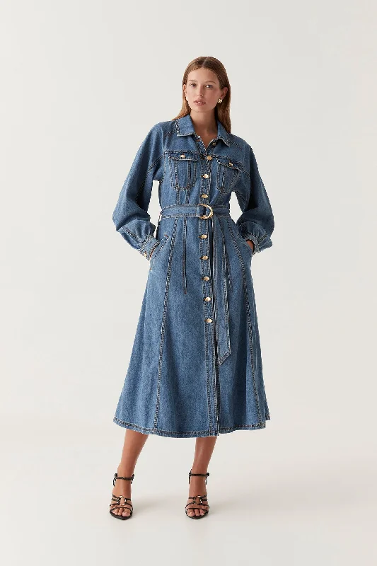 casual shift dressColorado Denim Midi Dress