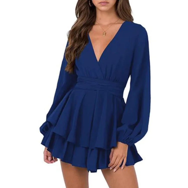 tiered dressDance The Night Away Satin Dress - Navy - FINAL SALE