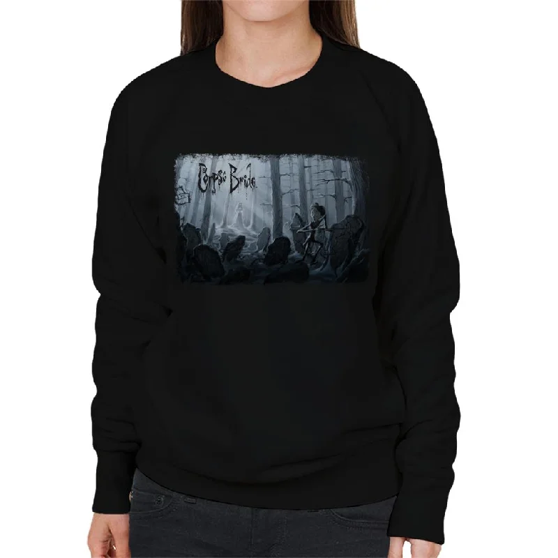 Doorbuster Deal fitted workout sweatshirtCorpse Bride Victor Van Dort Running From Emily Women's Sweatshirt Doorbuster Deal fitted workout sweatshirtCorpse Bride Victor Van Dort Running From Emily Women's Sweatshirt