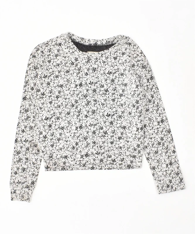 Big Discounts oversized hooded sweatshirtHOLLISTER Womens Crew Neck Jumper Sweater UK 6 XS Off White Floral Big Discounts oversized hooded sweatshirtHOLLISTER Womens Crew Neck Jumper Sweater UK 6 XS Off White Floral